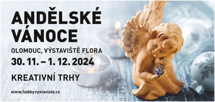 Andělské Vánoce, Výstaviště Flora Olomouc, 30.11.- 1.12.2024